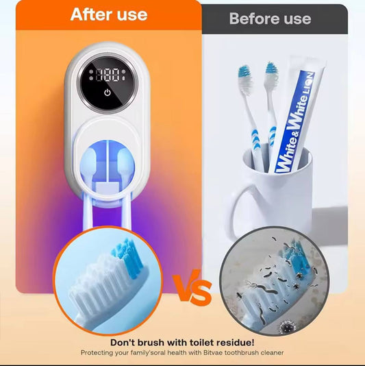 DISPENSADOR DE CEPILLO DENTAL CON LUZ UV