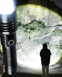 🔦 Linterna Táctica LED de Alta Potencia 4000 Lúmenes