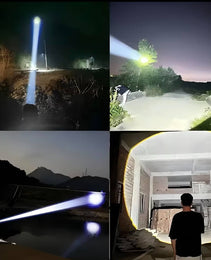🔦 Linterna Táctica LED de Alta Potencia 4000 Lúmenes