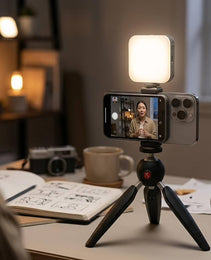 ✨ LUZ LED PORTÁTIL PARA GRABAR📸💡