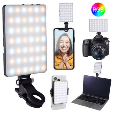✨ LUZ LED PORTÁTIL PARA GRABAR📸💡