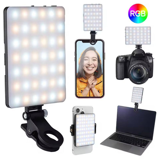 ✨ LUZ LED PORTÁTIL PARA GRABAR📸💡